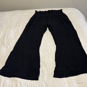 Three Dots Black Ribbed pants